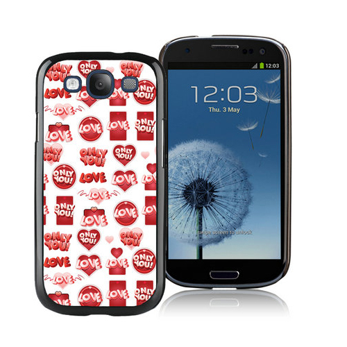 Valentine Just Love Samsung Galaxy S3 9300 Cases CWA - Click Image to Close